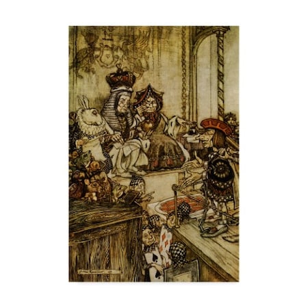 Rackham 'Who Stole The Tarts' Canvas Art,22x32